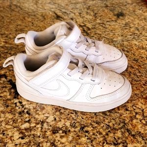White Nike toddler sneakers